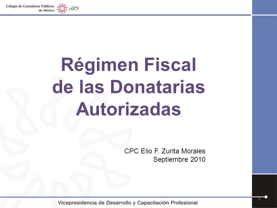 donatarias autorizadas 2010